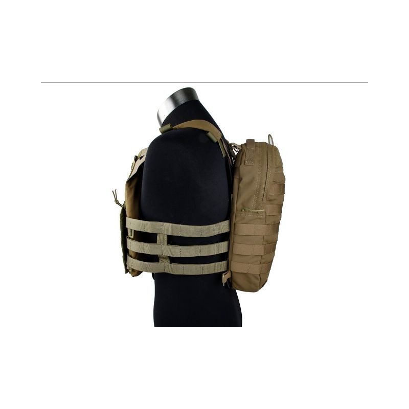 Zaino JPC Plate Backpack TMC Coyote Brown TMC